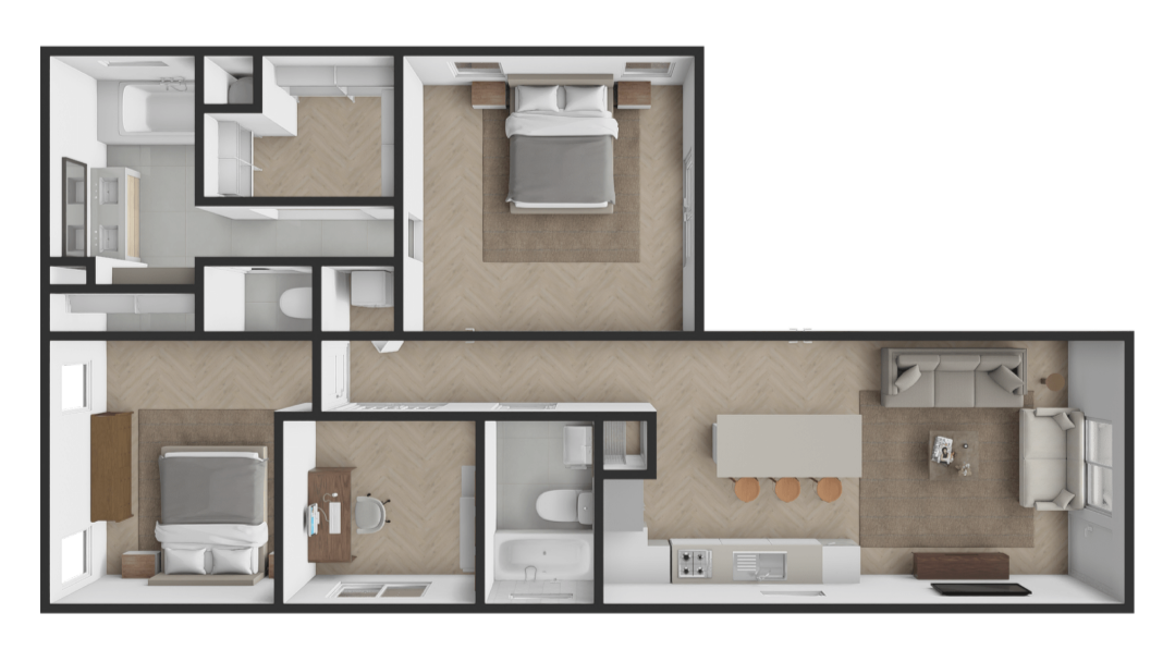 Casita 1100 floor plan